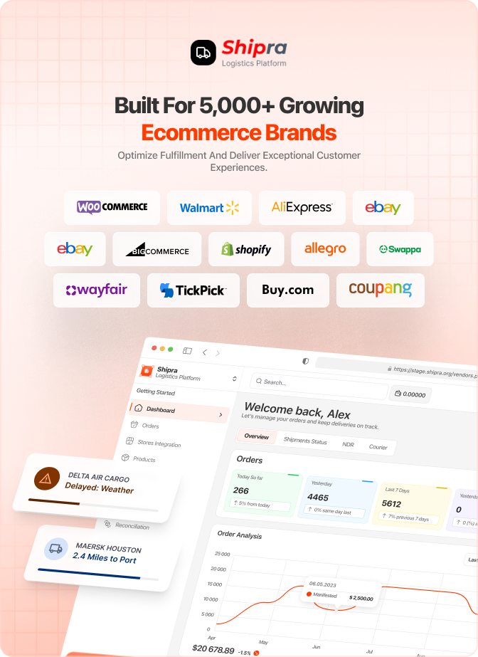 Shipra logistics platform